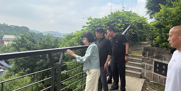 兴泸投资集团党委委员、财务总监陈萍带队检查南寿山公司“中秋、国庆”节前安全生产工作