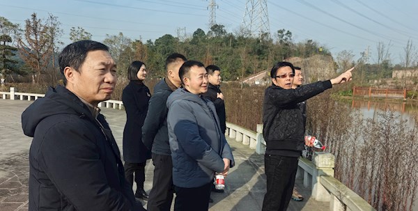 南充市殡葬管理处党支部书记、处长蒋礼一行赴南寿山公司开展交流学习